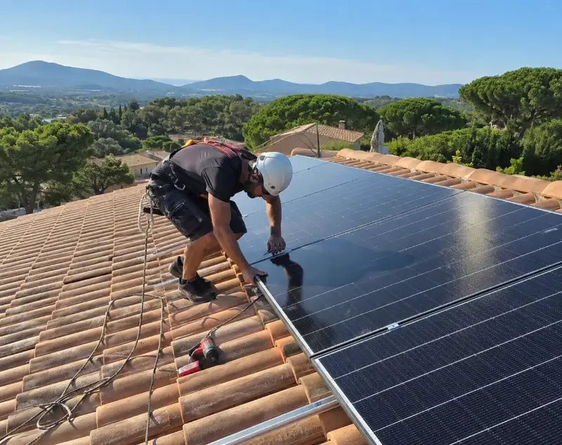 Installateur panneaux solaires La Roquebrussanne — pose photovoltaïque sur toiture