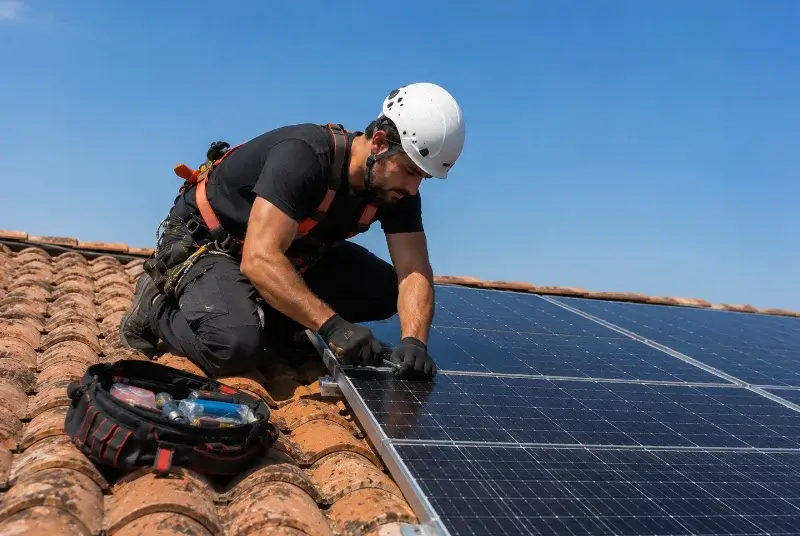 Maintenance et monitoring de panneaux solaires à la Roquebrussanne