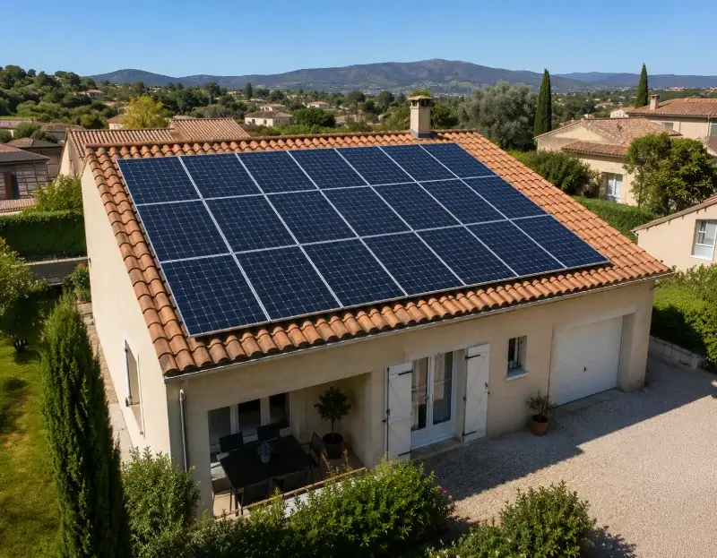 Prime à l'autoconsommation panneaux solaires La Roquebrussanne — aide financière de l'État
